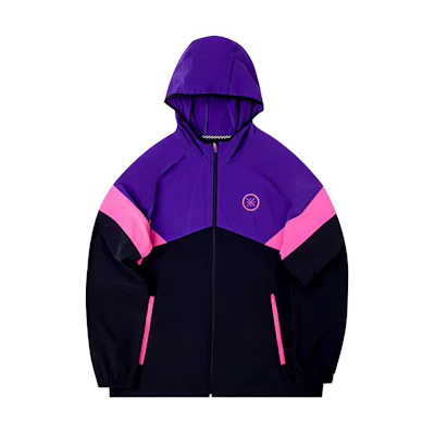 Li-Ning Colorblock Hoodie Jacket - Lakers Purple AFDQ197-2