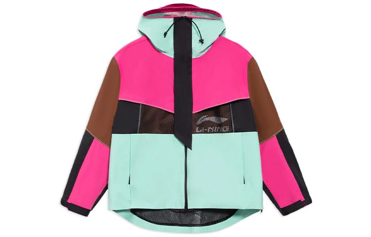 Li-Ning Colorblock Loose Fit Hoodie Jacket Pink () AFDS249-1