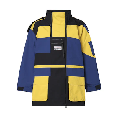 Li-Ning Colorblock Loose Fit Sport Hoodie Jacket - Royal Blue AEMP001-1