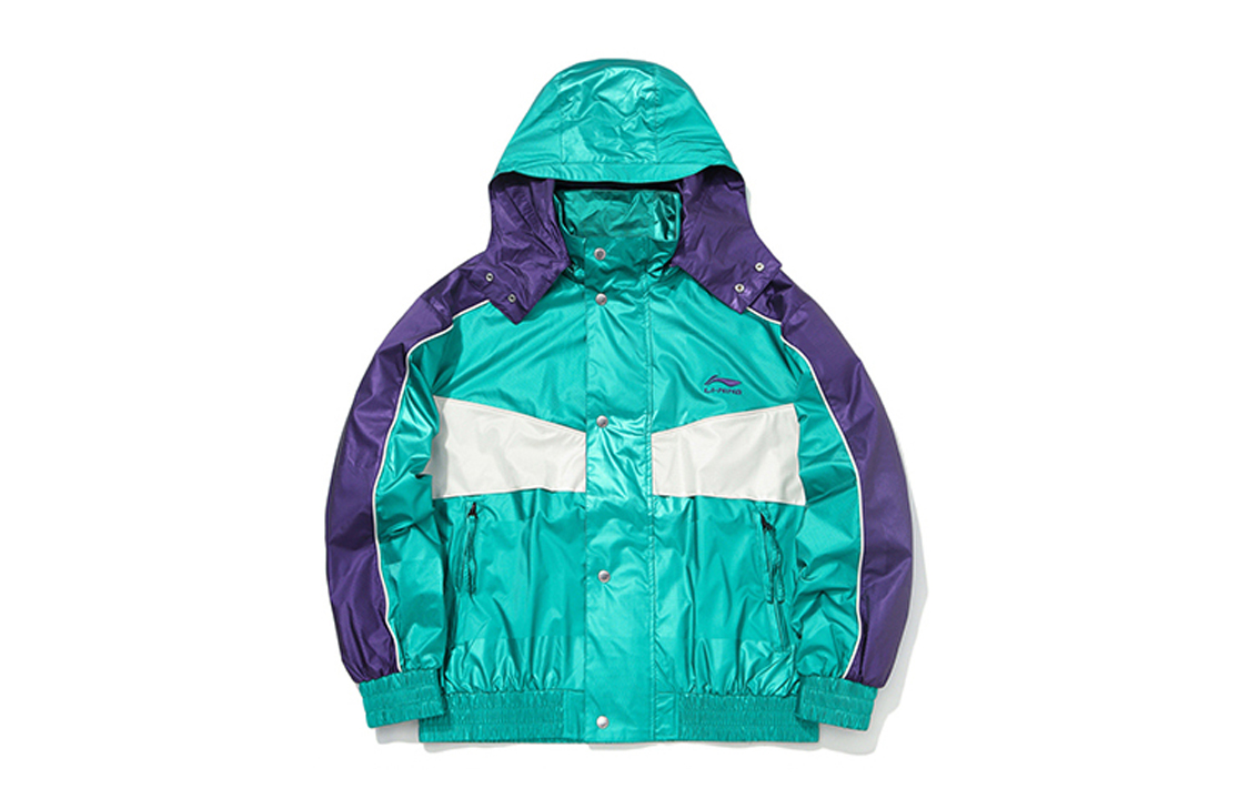 Li-Ning Colorblock Oversized Casual Hoodie Jacket Unisex AFDQ729-1