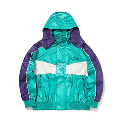 Li-Ning Colorblock Oversized Casual Hoodie Jacket Unisex AFDQ729-1