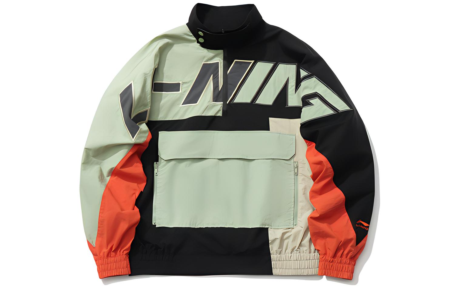 Li-Ning Colorblock Sports Fashion Pullover Long-Sleeve Jacket AFDR025-1