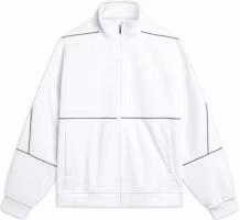 Li-Ning Colorblock Zip-Up Fleece Jacket in Standard White AFDU031-1 Li-Ning Colorblock Zip-Up Fleece Jacket in Standard White AFDU031-1