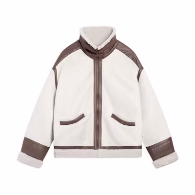 Li-Ning Colorblock Zip-Up Jacket - Light Yellow/Gray AFDT141-3