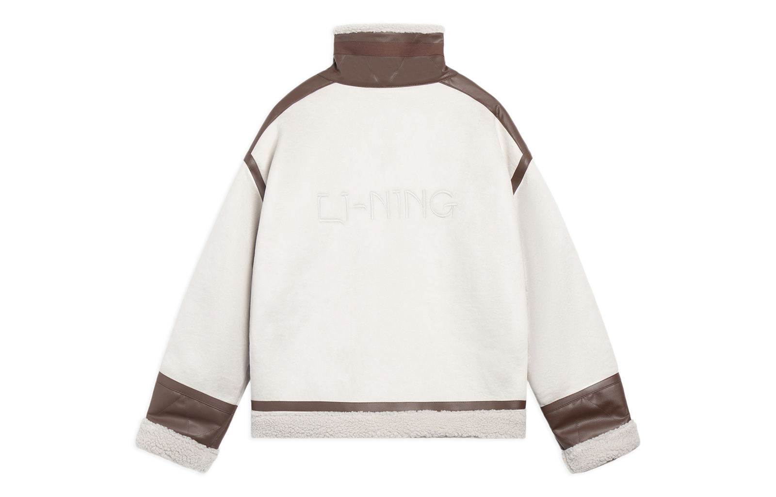 Li-Ning Colorblock Zip-Up Jacket - Light Yellow/Gray AFDT141-3 圖 3