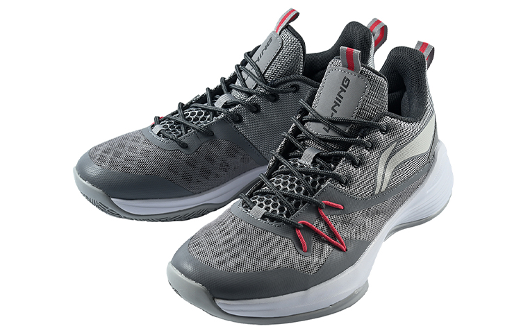 Lookbook Li-Ning Combat Abu-Abu ABPQ013-1