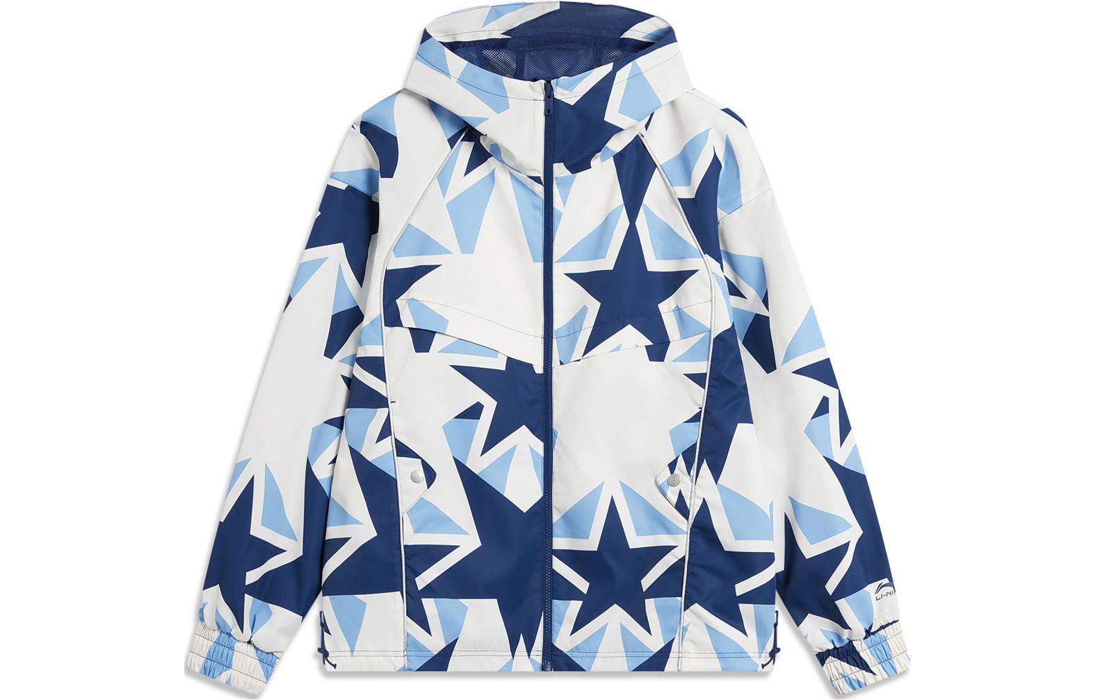 Li-Ning Comfort-Fit Letter Design Long-Sleeve Sports Jacket. AFDT887-2