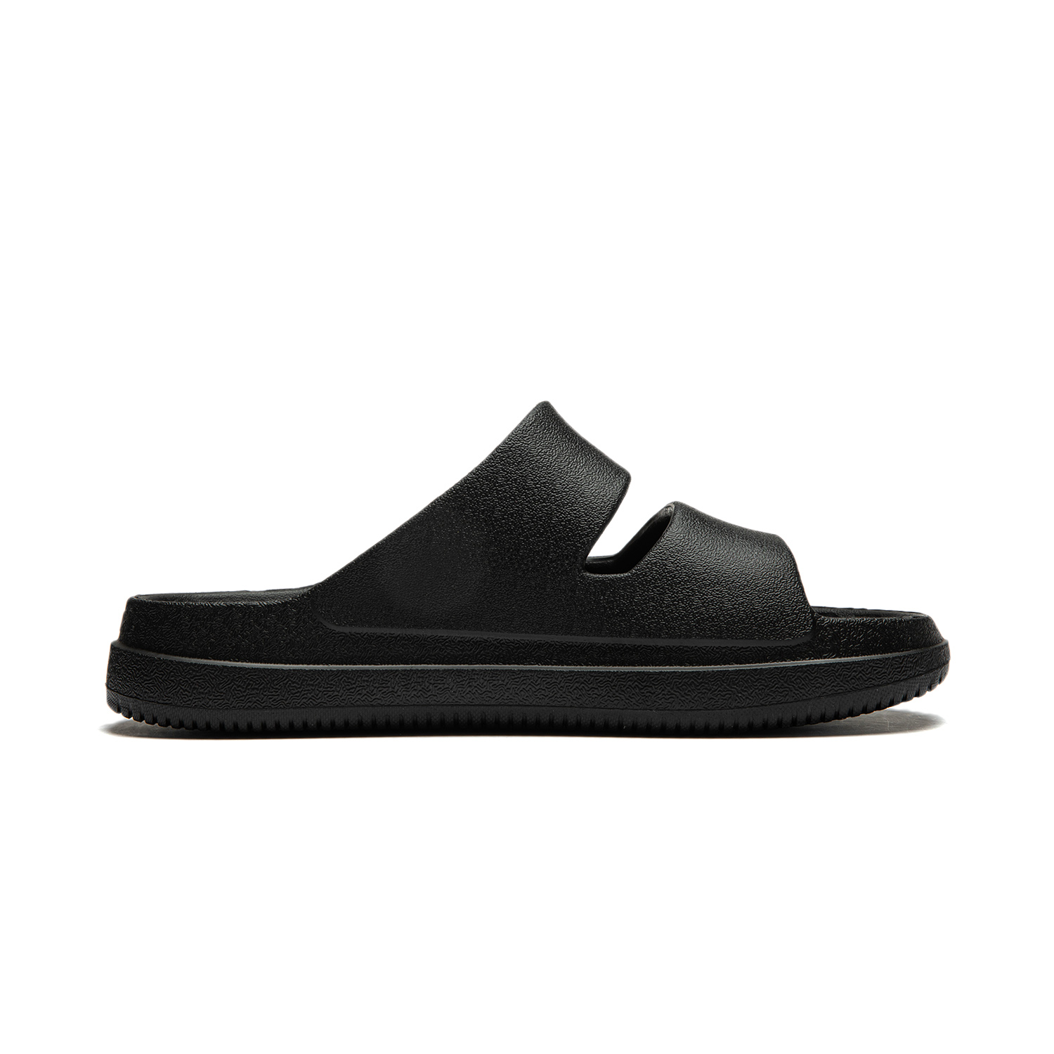 Order LiNing李寧 運動生活系列 舒適簡約 透氣耐磨 一字拖鞋 男女同款 黑色