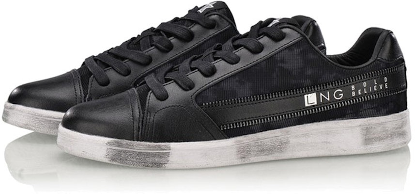Li-Ning Comfort Breathable Casual Board Shoe 'Black White' LLAN007-1 Lookbook Li-Ning Comfort Breathable Casual Board Shoe 'Black White' LLAN007-1