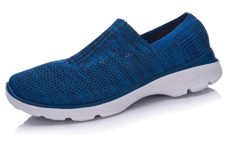 Lookbook Li-Ning Comfort Ademend Casual Running Schoenen ''Blauw Wit'' AGCM101-2