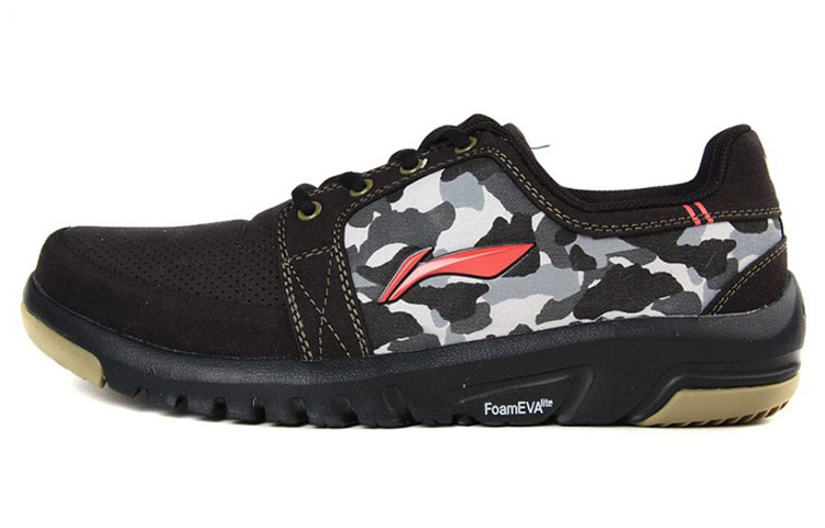 Li-Ning Comfort Breathable Casual Running Shoe 'Grey Black' AHTG013-1