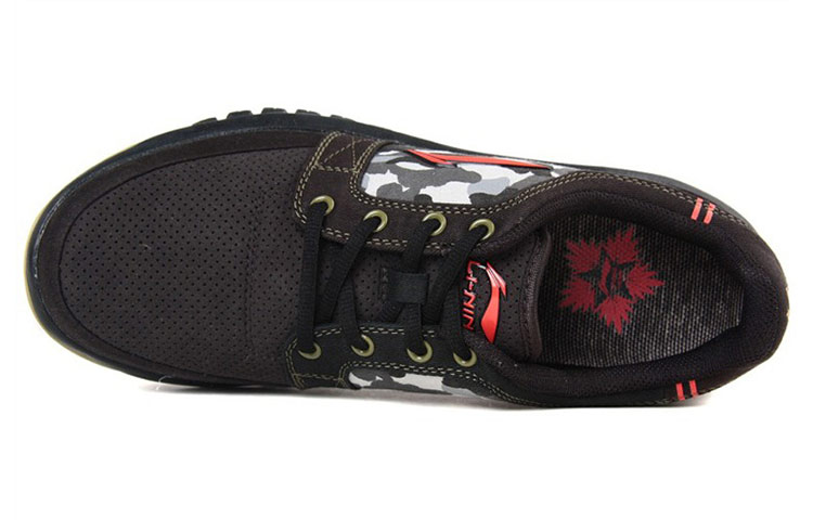 Shop Chaussure de Running Décontractée Respirante Li-Ning ''Gris Noir''. AHTG013-1