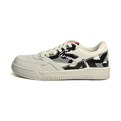 Li-Ning CMFT Breathable Casual Skate Shoe 'Beige Black'