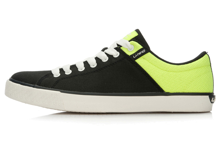 Buy Kasut Skate Santai Li-Ning Comfort Breathable 'Hitam Putih Hijau' ALAL087-1