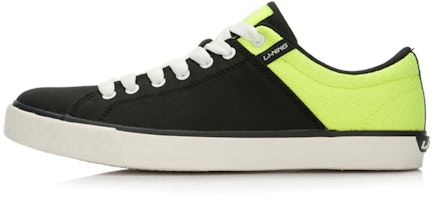 Li-Ning Comfort Breathable Casual Skate Shoes 'Black White Green' ALAL087-1 Li-Ning Comfort Breathable Casual Skate Shoes 'Black White Green' ALAL087-1