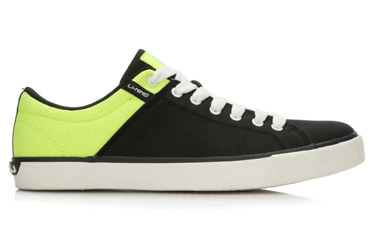 Order Kasut Skate Santai Li-Ning Comfort Breathable 'Hitam Putih Hijau' ALAL087-1