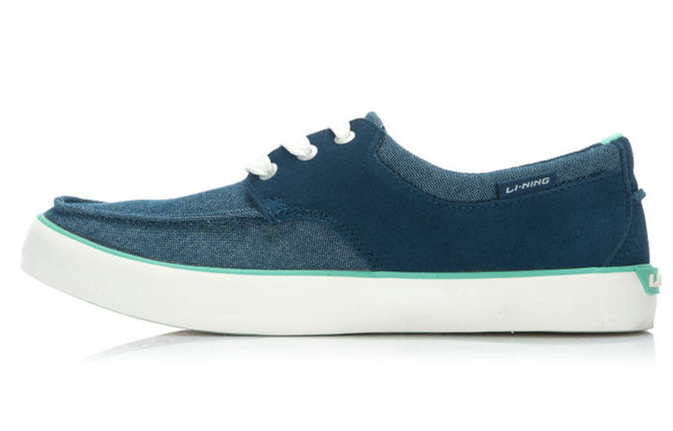 Li-Ning CMFT Breathable Casual Skate Shoes 'Blue White'