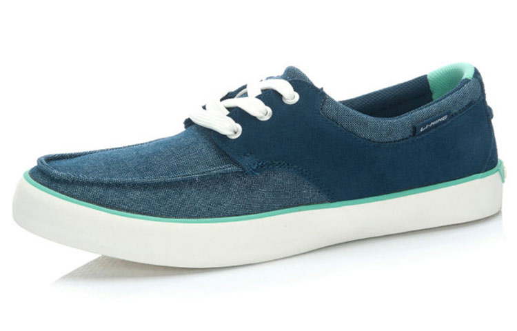 Li-Ning CMFT Breathable Casual Skate Shoes 'Blue White' 圖 3