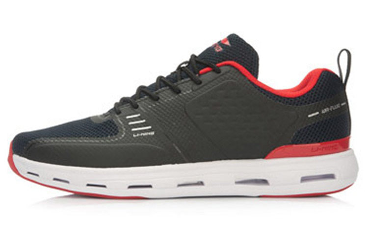 Buy Zapatillas de Correr Clásicas Li-Ning Transpirables 'Negro Rojo' ACGL019-3