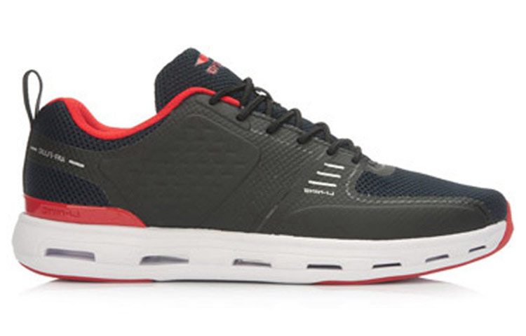 Li-Ning CMFT Breathable Classic Running Shoe 'Black Red' 圖 2