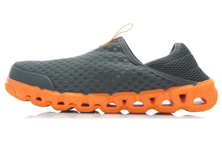 Li-Ning CMFT Breathable Durable Casual Low Top Running Shoes 'Grey Orange'