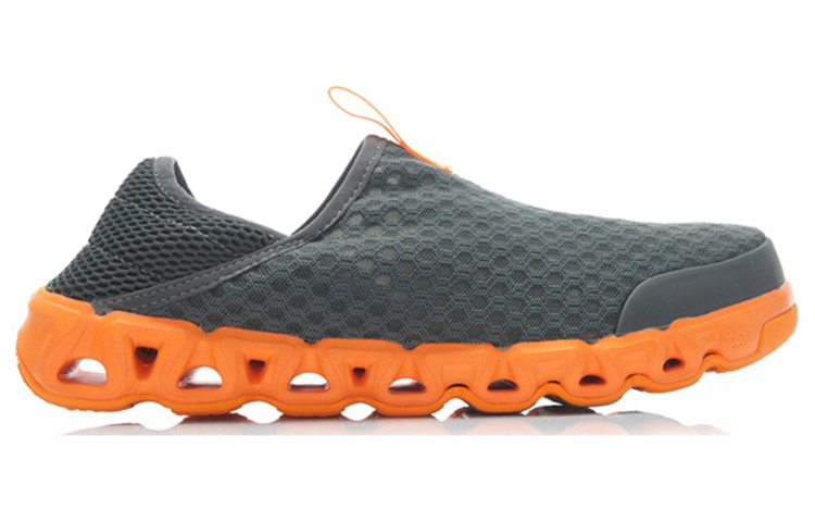 Li-Ning CMFT Breathable Durable Casual Low Top Running Shoes 'Grey Orange' 圖 2