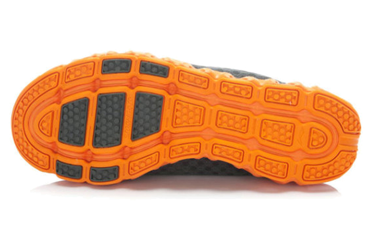 Li-Ning CMFT Breathable Durable Casual Low Top Running Shoes 'Grey Orange' 圖 3