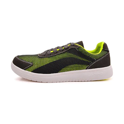 Li-Ning CMFT Breathable Durable Casual Skate Shoe 'Black Green White'