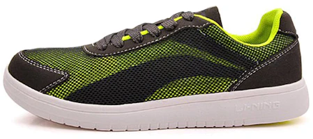 Li-Ning Comfort Breathable Durable Casual Skate Shoe 'Black Green White' ALCJ057-1 Li-Ning Comfort Breathable Durable Casual Skate Shoe 'Black Green White' ALCJ057-1