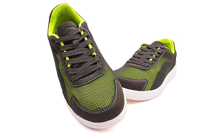 Lookbook Li-Ning Sepatu Kasual Tahan Lama & Nyaman Skate 'Hitam Hijau Putih' ALCJ057-1