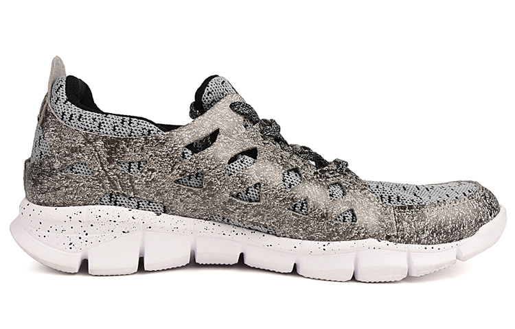 Order Kasut Lari Rendah Li-Ning 'Grey' yang Selesa dan Ringan Bernafas ARBM035-4