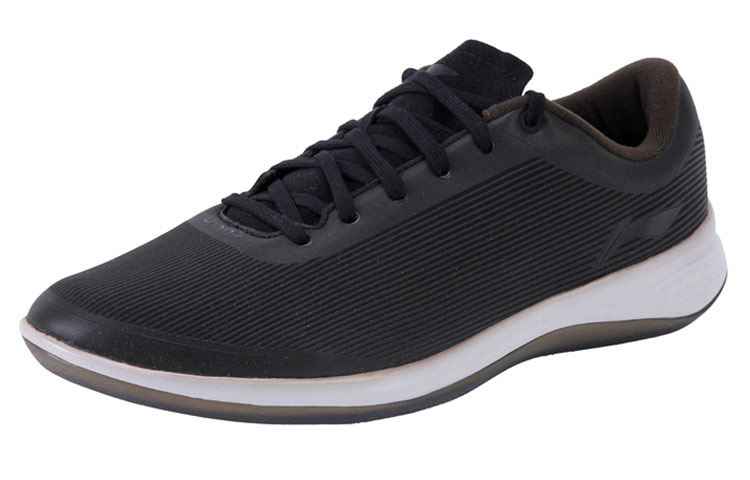 Li-Ning CMFT Breathable Low-Top Casual Running Shoe 'Black White' 圖 3