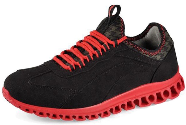 Li-Ning Comfort Breathable Low-Top Running Shoe 'Black Red' ALCH173-3 Lookbook Li-Ning Comfort Breathable Low-Top Running Shoe 'Black Red' ALCH173-3