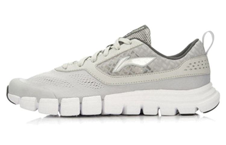 Buy 李寧快適通気ローカットランニングシューズ「グレーホワイト」 ARKL005-2