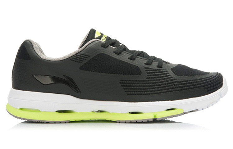 Li-Ning CMFT Breathable Low-Top Running Shoes 'Black White Green' 圖 2
