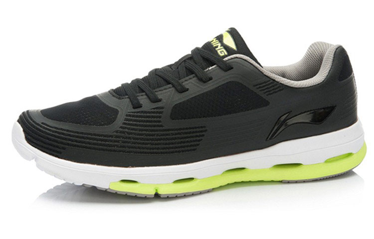 Li-Ning CMFT Breathable Low-Top Running Shoes 'Black White Green' 圖 3
