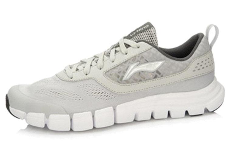 Lookbook 李寧快適通気ローカットランニングシューズ「グレーホワイト」 ARKL005-2