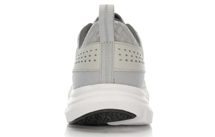 Shop 李寧快適通気ローカットランニングシューズ「グレーホワイト」 ARKL005-2