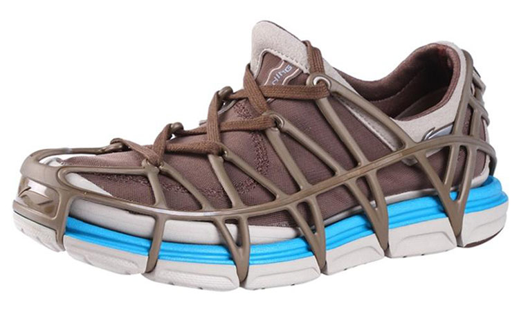 Lookbook Li-Ning Kasut Lari Rendah Bernafas Selesa 'Coklat' ACGF016-2