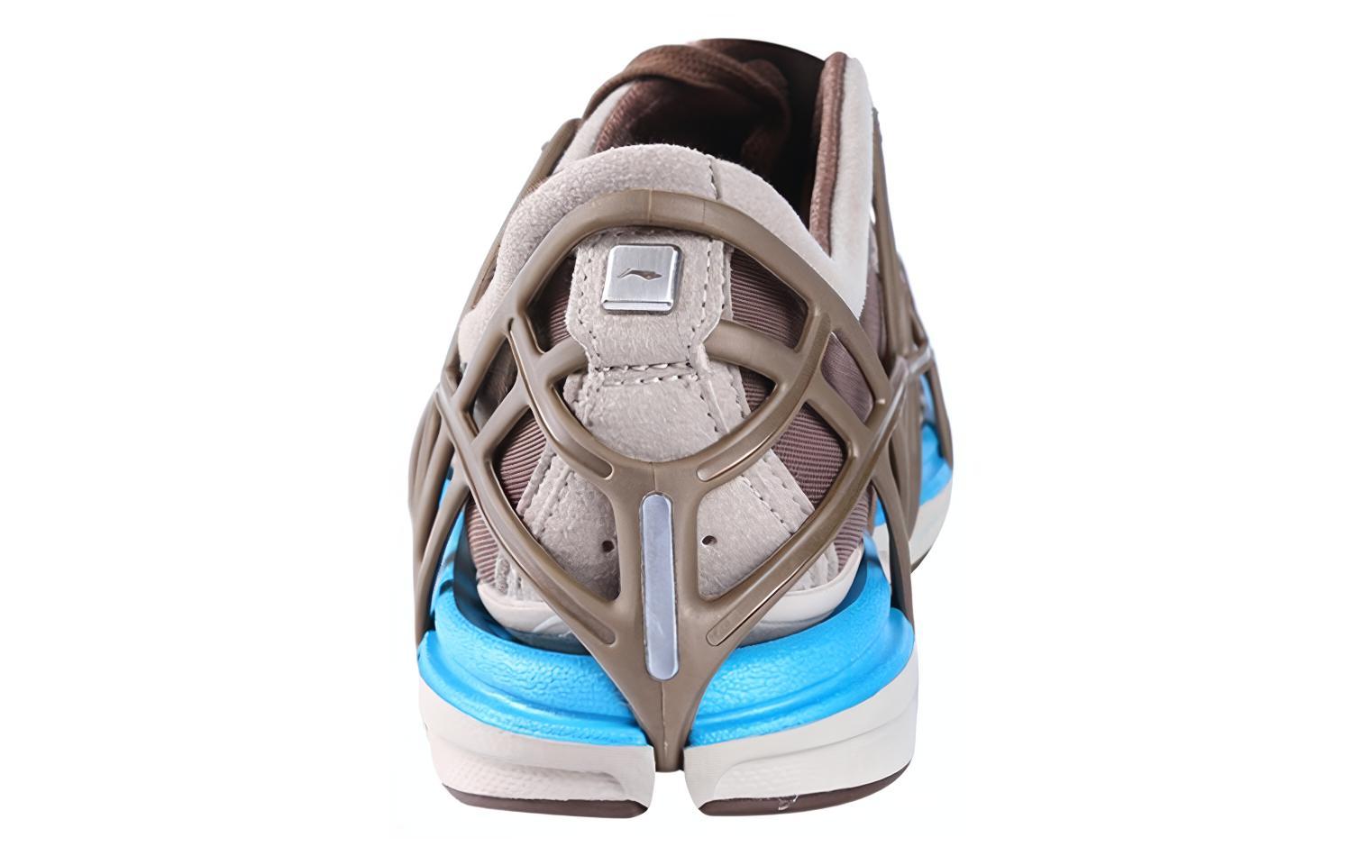 Shop Li-Ning Kasut Lari Rendah Bernafas Selesa 'Coklat' ACGF016-2