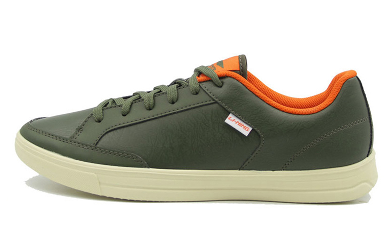 Li-Ning Comfort Breathable Low-Top Skate Shoe 'Military Green' ALAK095-4