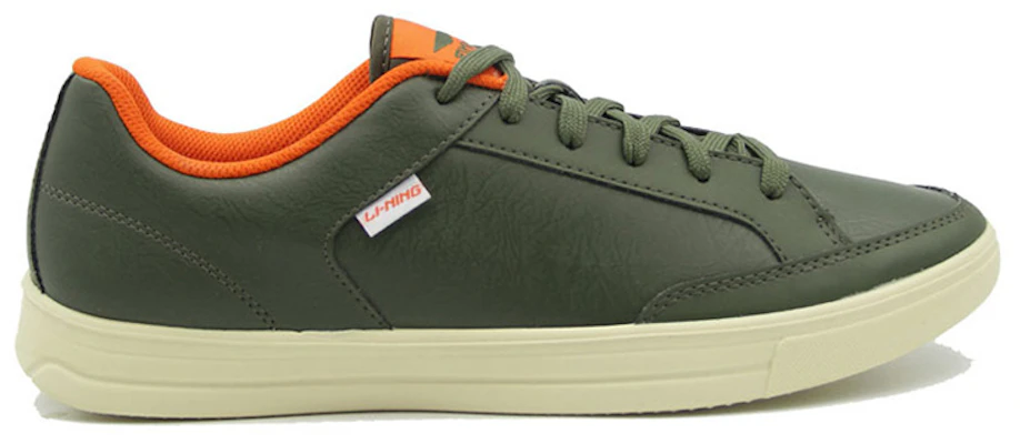 Li-Ning Comfort Ademend Lage Skate Schoen ''Legergroen'' ALAK095-4 Order Li-Ning Comfort Ademend Lage Skate Schoen ''Legergroen'' ALAK095-4
