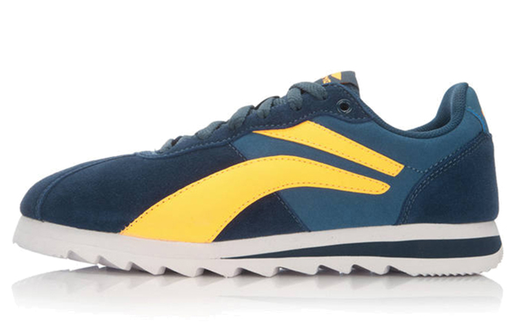Li-Ning Comfort Breathable Low 'Deep Blue Yellow' ARCL019-1
