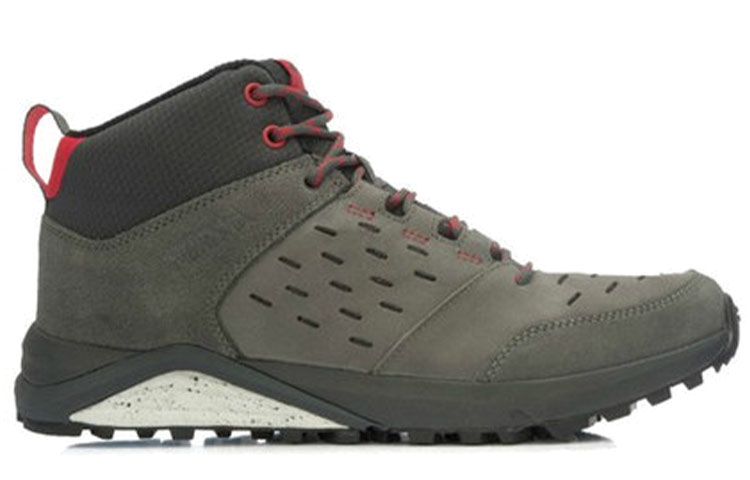 Order Li-Ning Kasut Lari Selesa Bertengah 'Hijau Kelabu' AEHK009-2