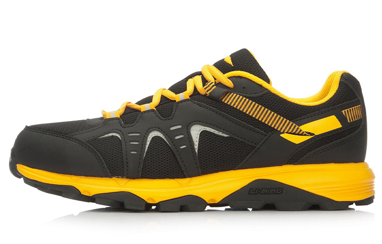 Buy Zapatillas de Correr Transpirables Li-Ning Comfort 'Negro Amarillo' AEEL015-1