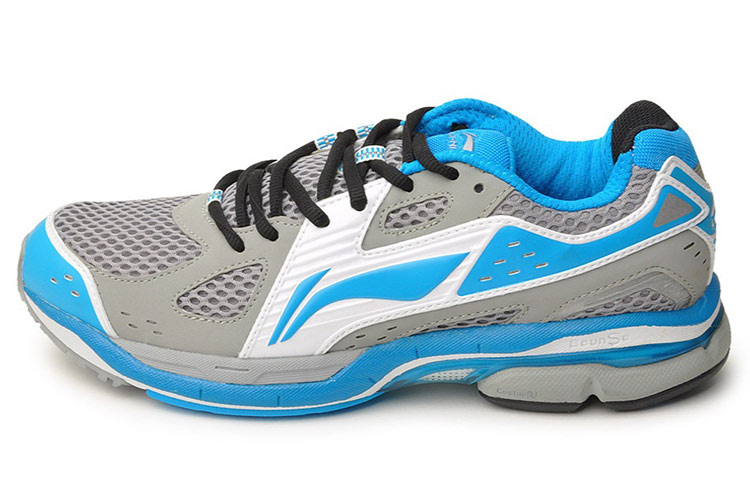 Li-Ning Comfort Breathable Running Shoes 'Grey Blue Patchwork' ARHH061-3