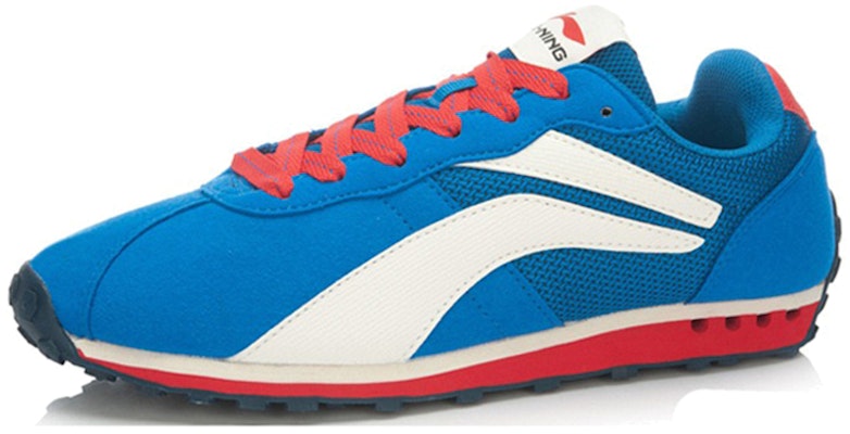 Li-Ning Comfort Breathable Running Shoes 'White Red Blue' ALCK097-1 Lookbook Li-Ning Comfort Breathable Running Shoes 'White Red Blue' ALCK097-1