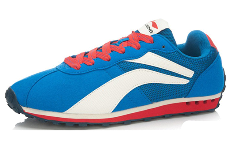 Lookbook Scarpe da Corsa Traspiranti Li-Ning Comfort ''Bianco Rosso Blu'' ALCK097-1