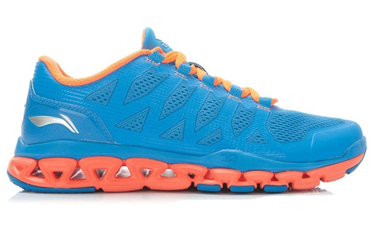 Order 리닝 통기성 러닝화 '블루 오렌지' (Li-Ning breathable running shoes 'Blue Orange') AFPJ031-3
