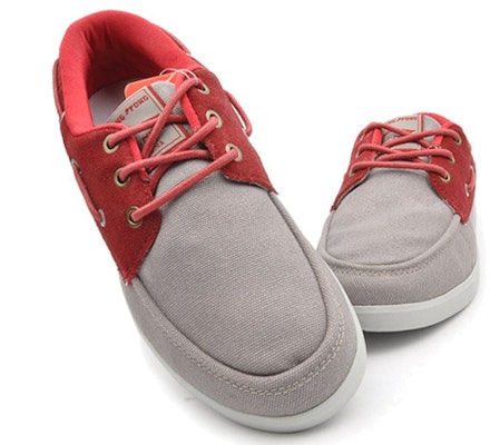 리닝 편안 통기성 내구 캐주얼 보드화 (회색/빨강) APCH021-2 Lookbook 리닝 편안 통기성 내구 캐주얼 보드화 (회색/빨강) APCH021-2